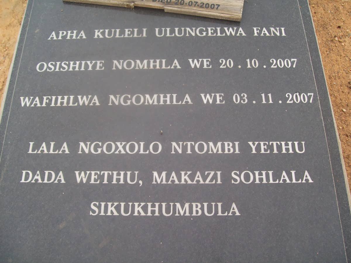 FANI Apha Kuleli Ulungelwa 2007-2007