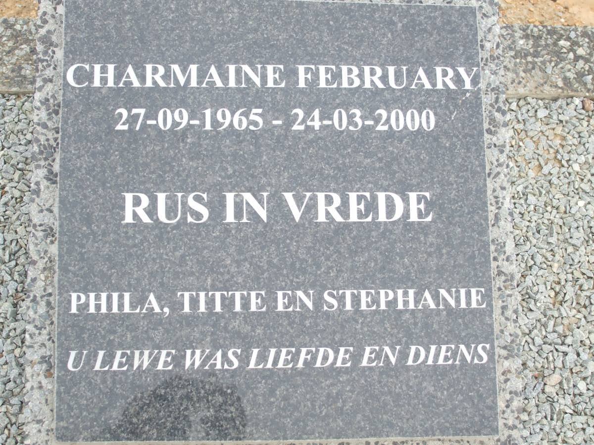 FEBRUARY Charmaine 1965-2000