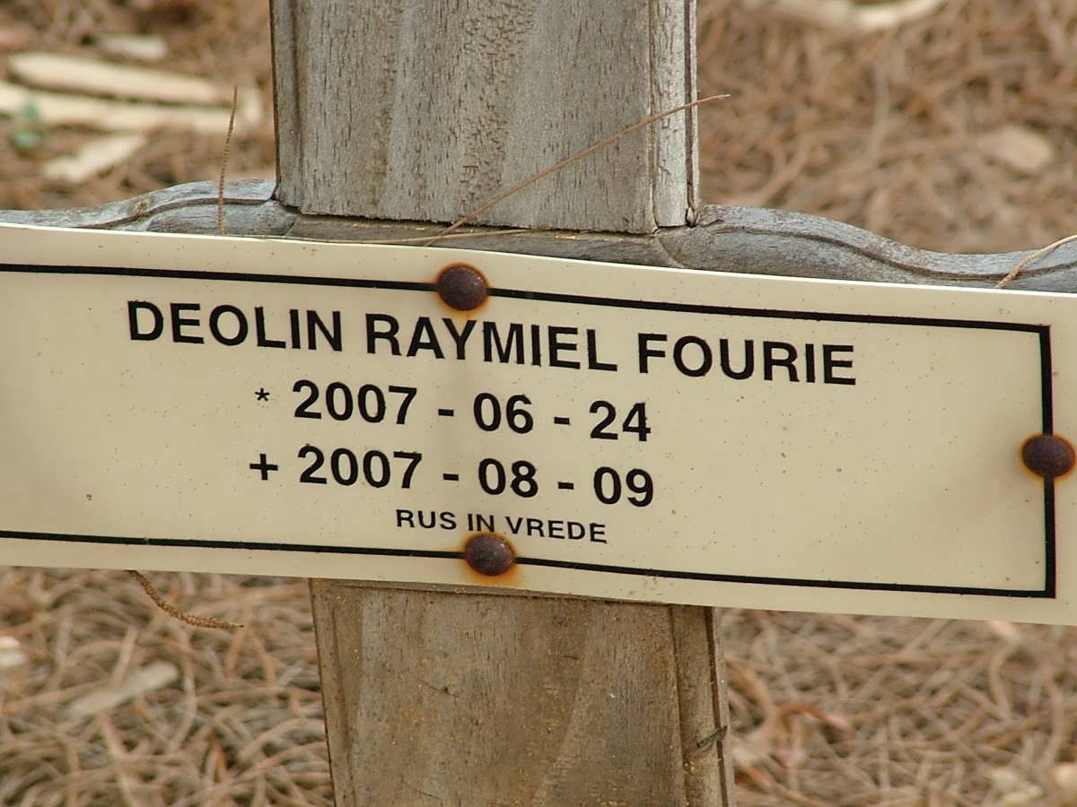 FOURIE Deolin Raymiel 2007-2007