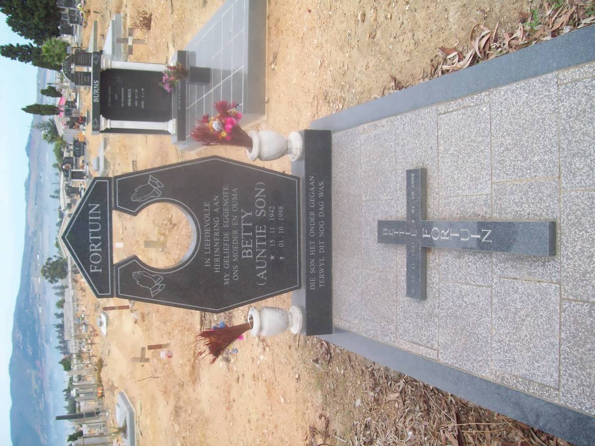 FORTUIN Betty 1942-1998