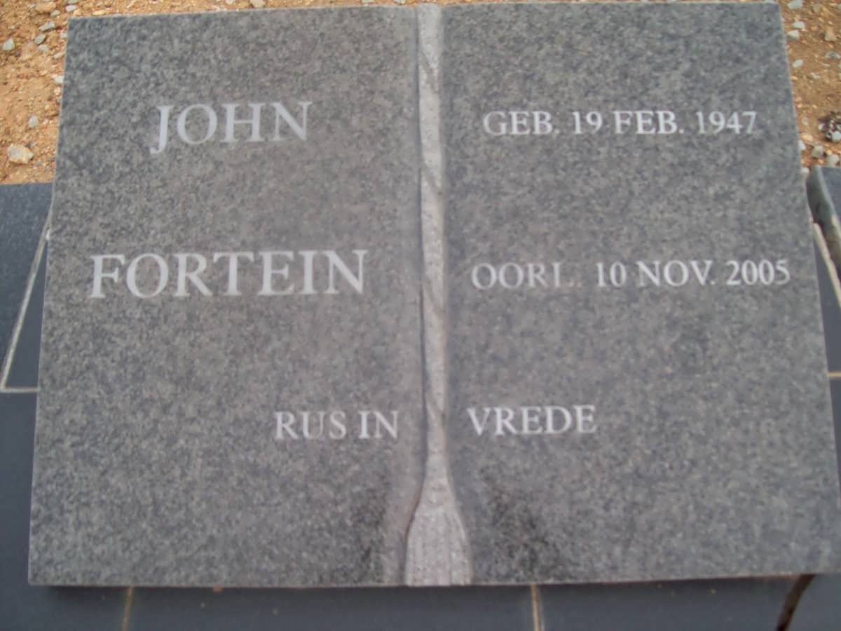 FORTEIN John 1947-2005