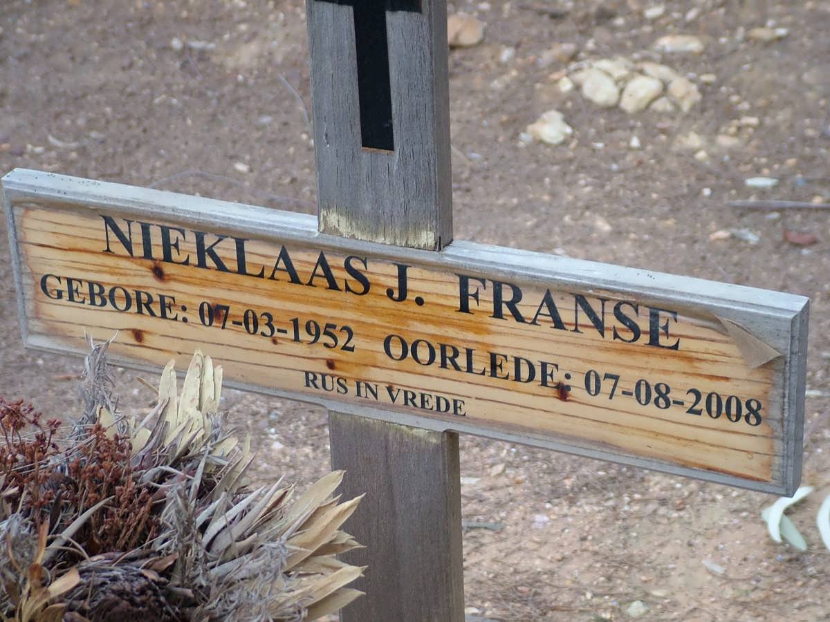 FRANSE Nieklaas J. 1952-2008