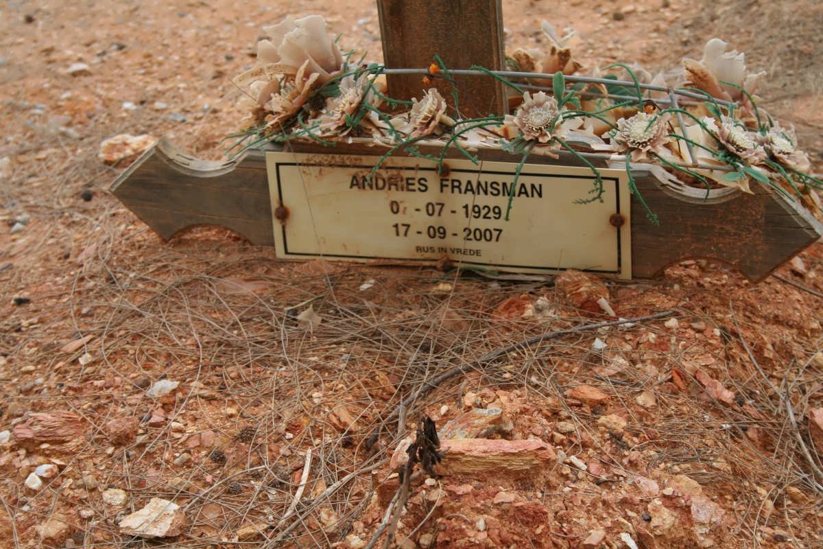 FRANSMAN Andries 1929-2007