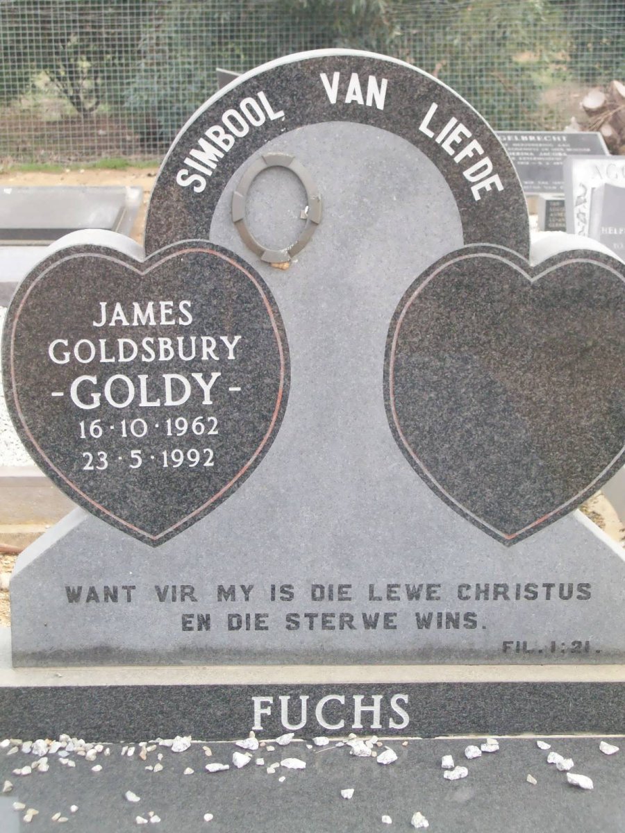 FUCHS Goldsbury James 1962-1992
