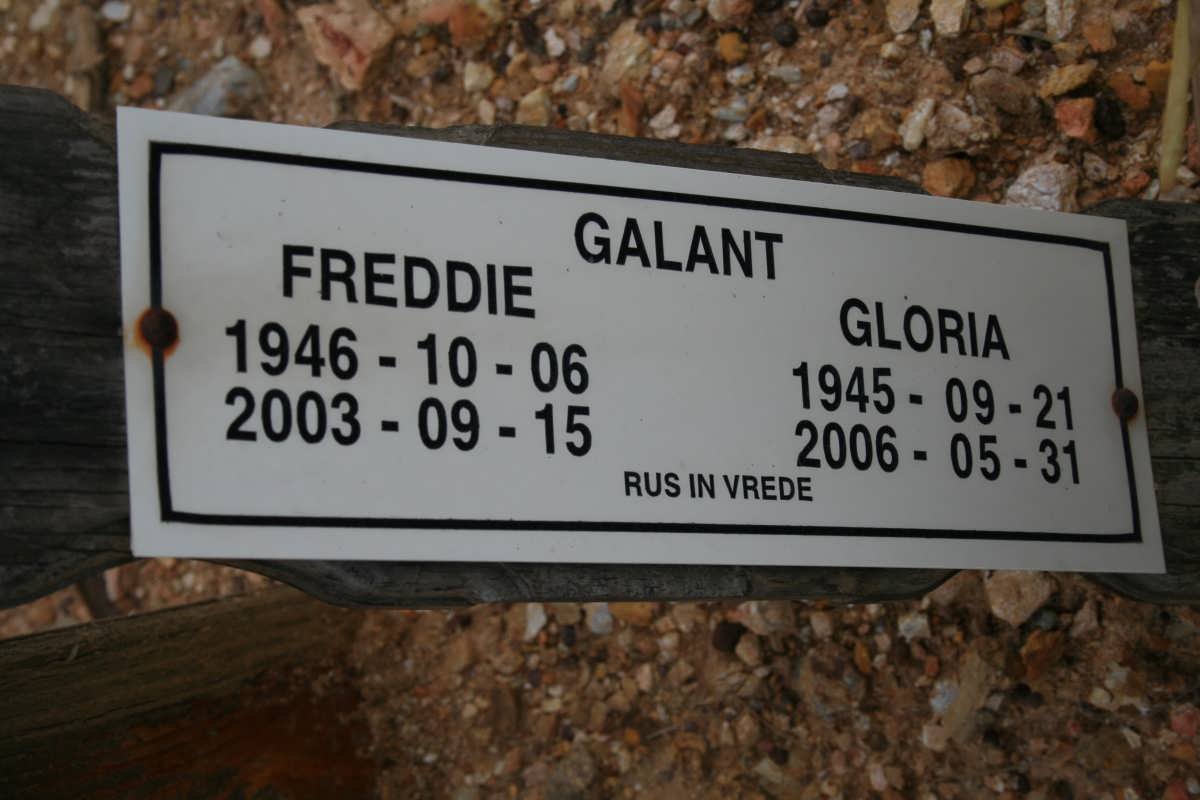 GALANT Freddie 1946-2003 &amp; Gloria 1945-2006