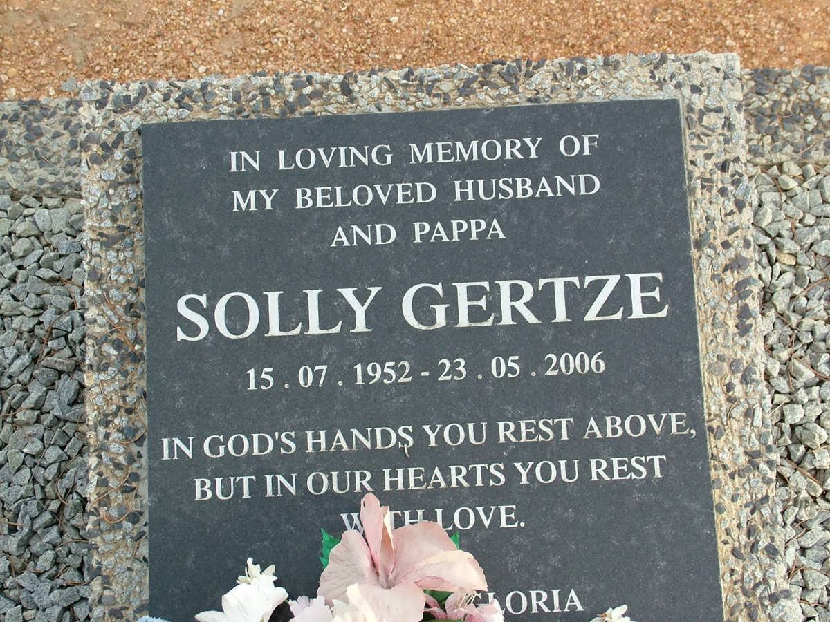 GERTZE Solly 1952-2006