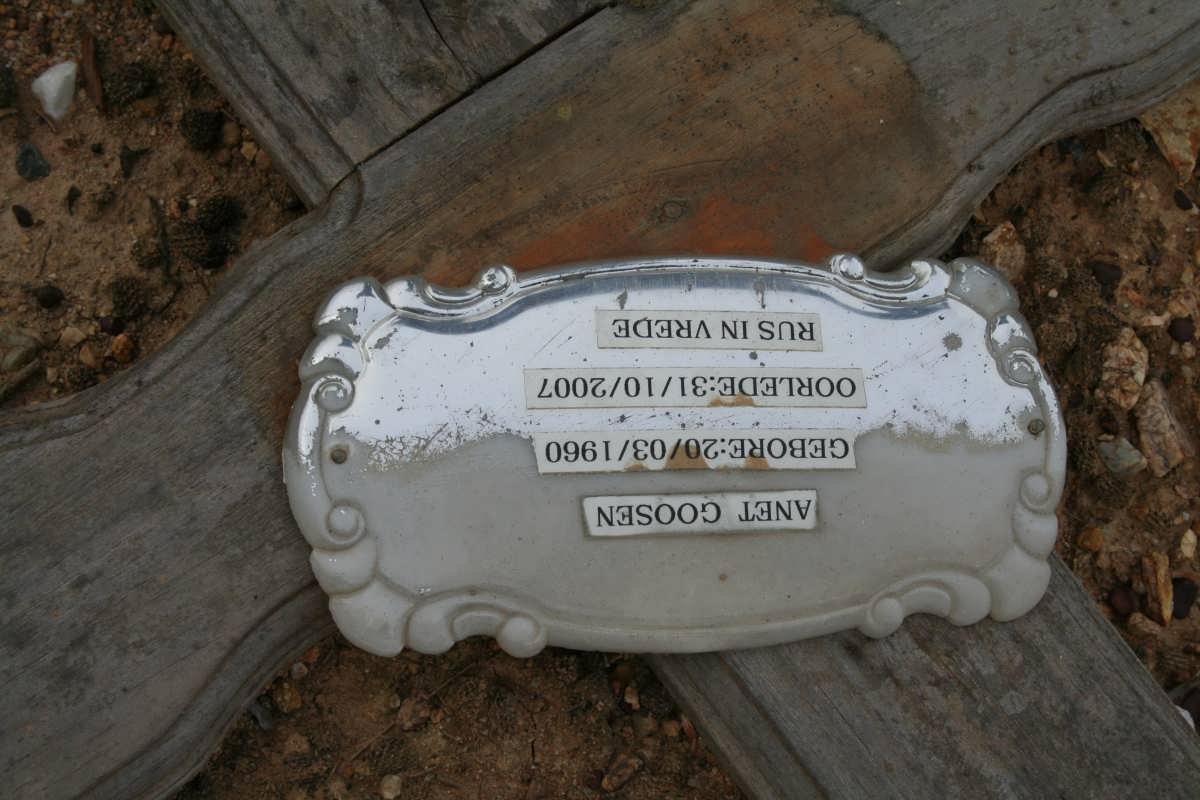 GOOSEN Anet 1960-2007