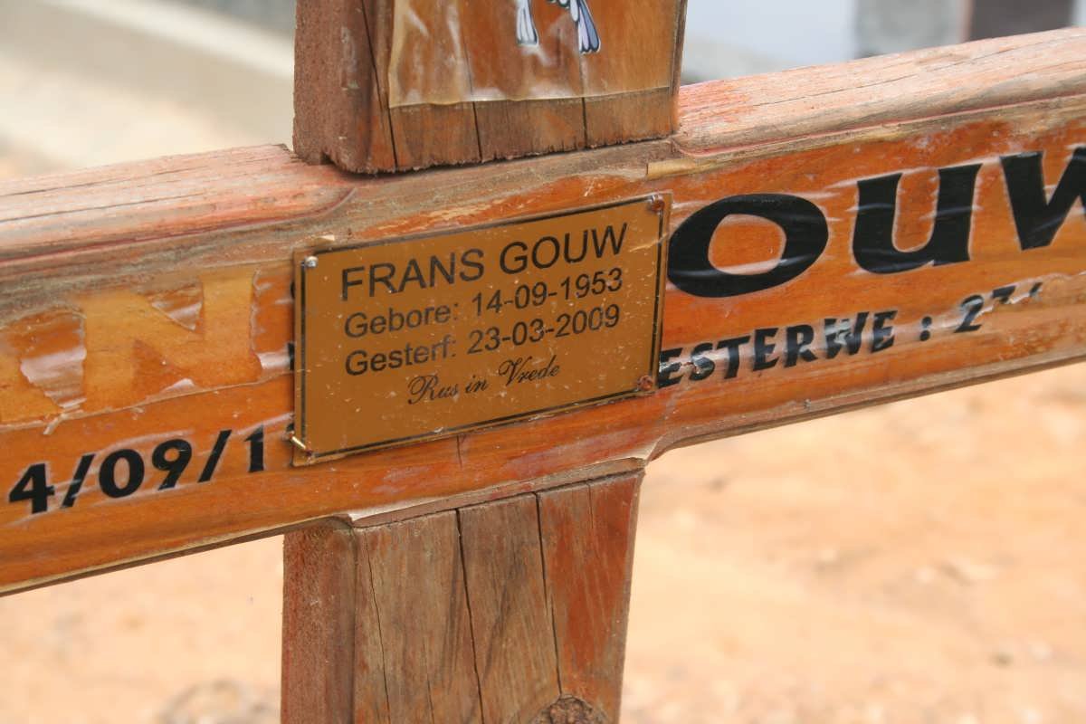 GOUW Frans 1953-2009