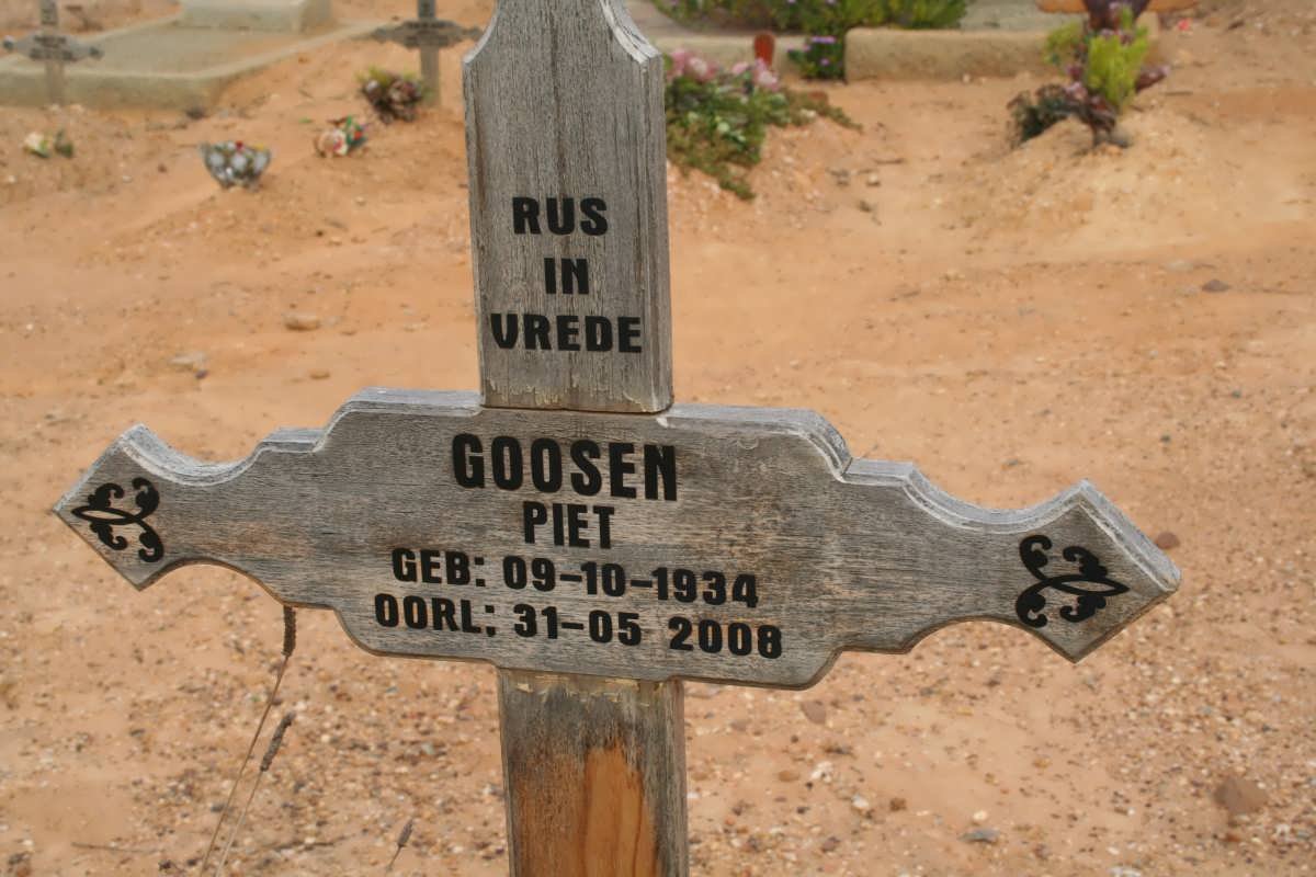 GOOSEN Piet 1934-2008