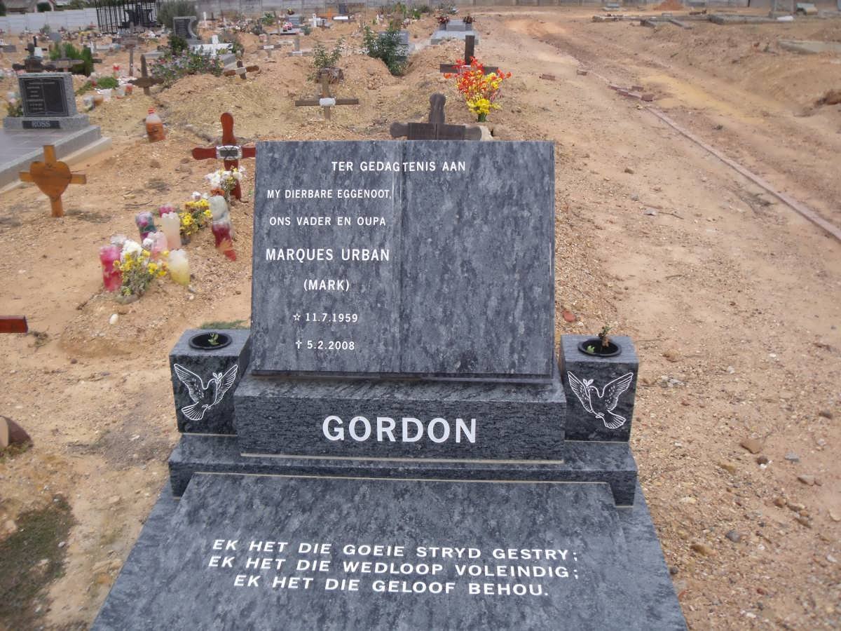 GORDON Marques Urban 1959-2008