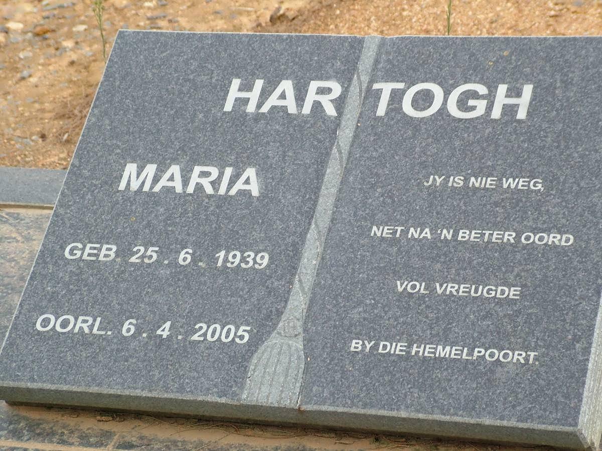 HARTOGH Maria 1939-2005