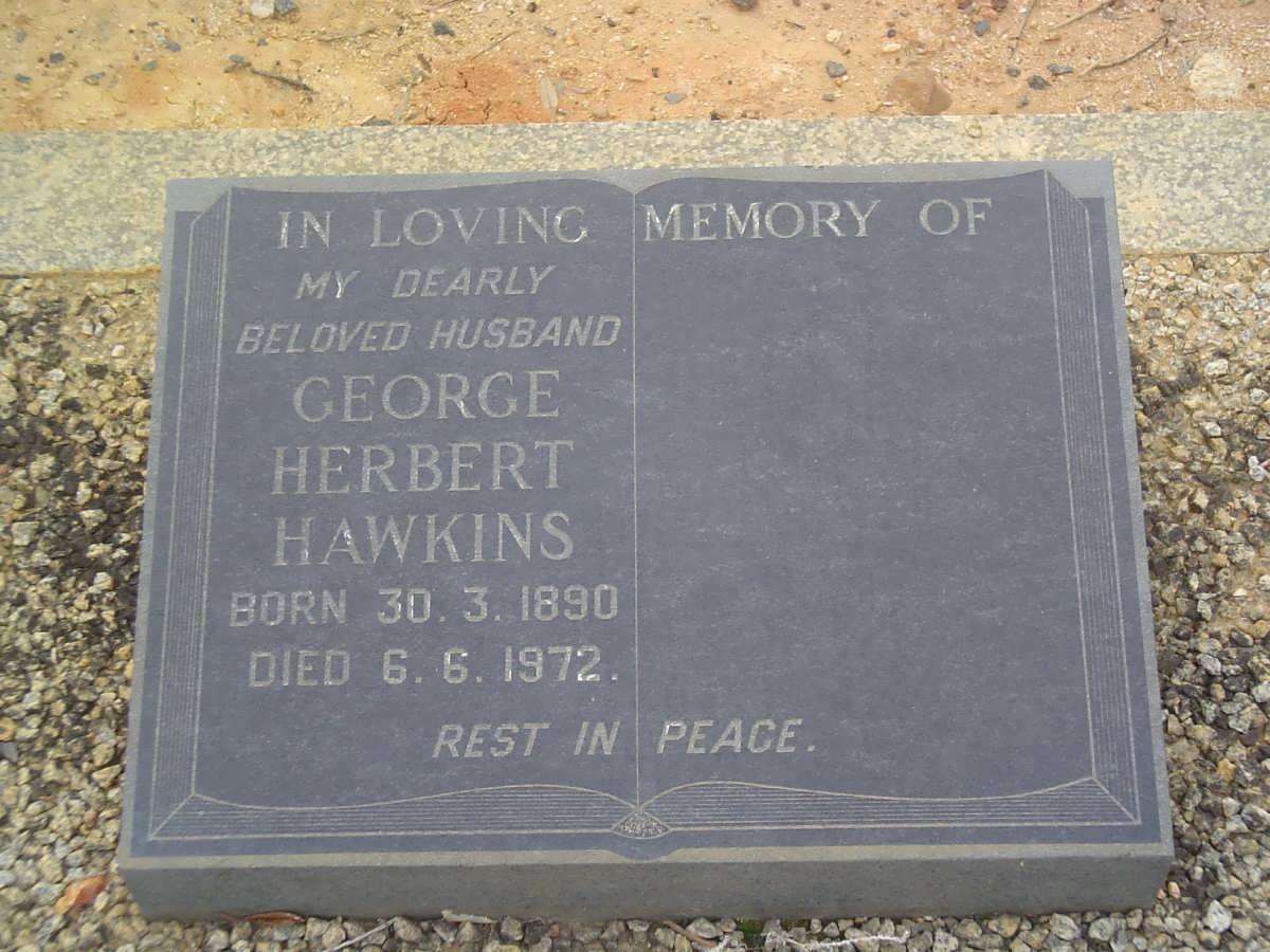 HAWKINS George Herbert 1890-1972
