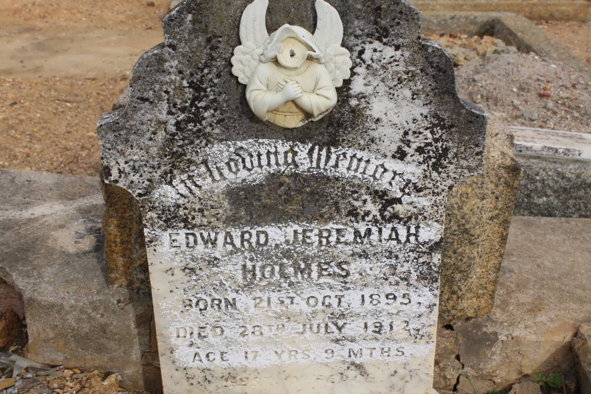 HOLMES Edward Jeremiah 1895-1912