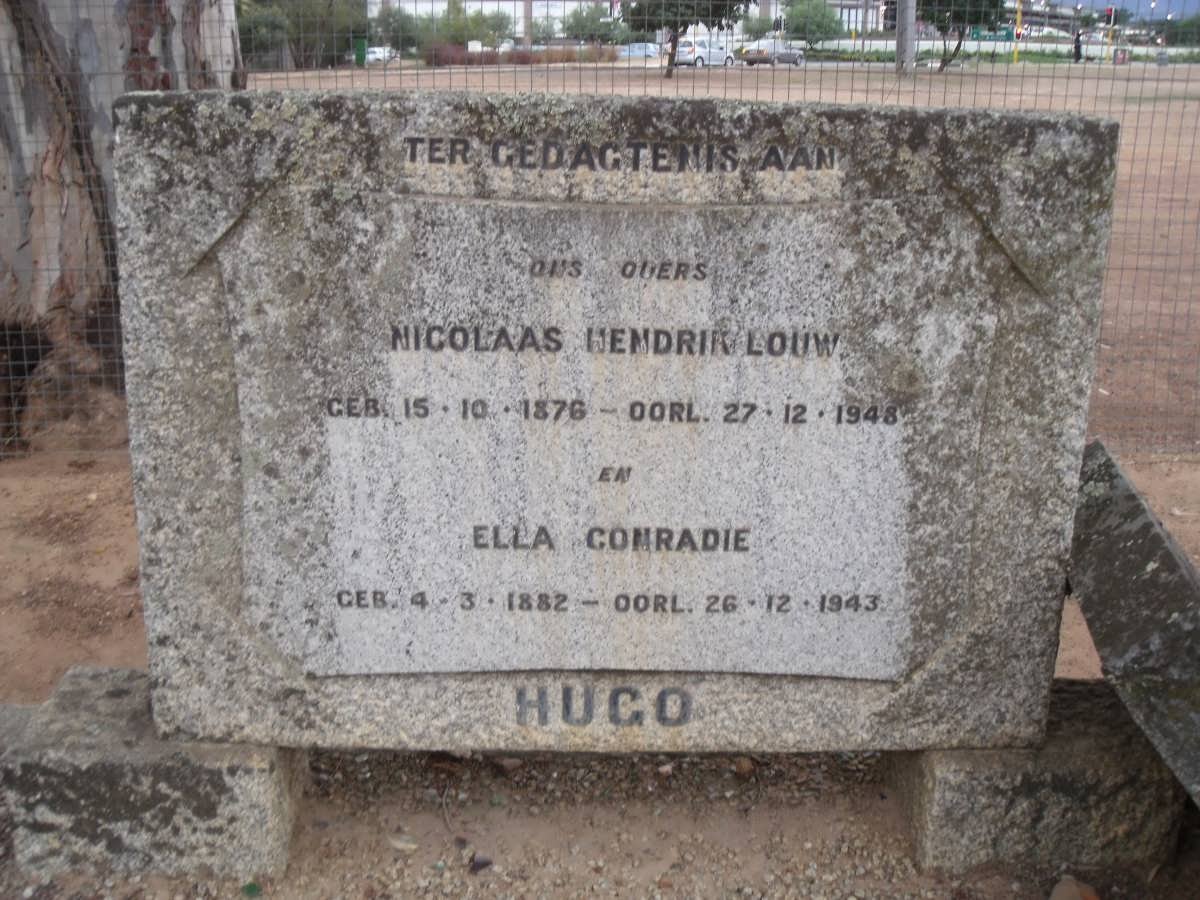 HUGO Nicolaas Hendrik Louw 1876-1948 &amp; Ella CONRADIE 1882-1943
