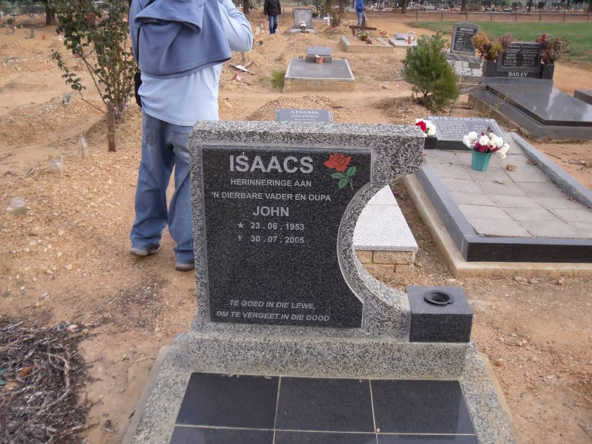 ISAACS John 1953-2005