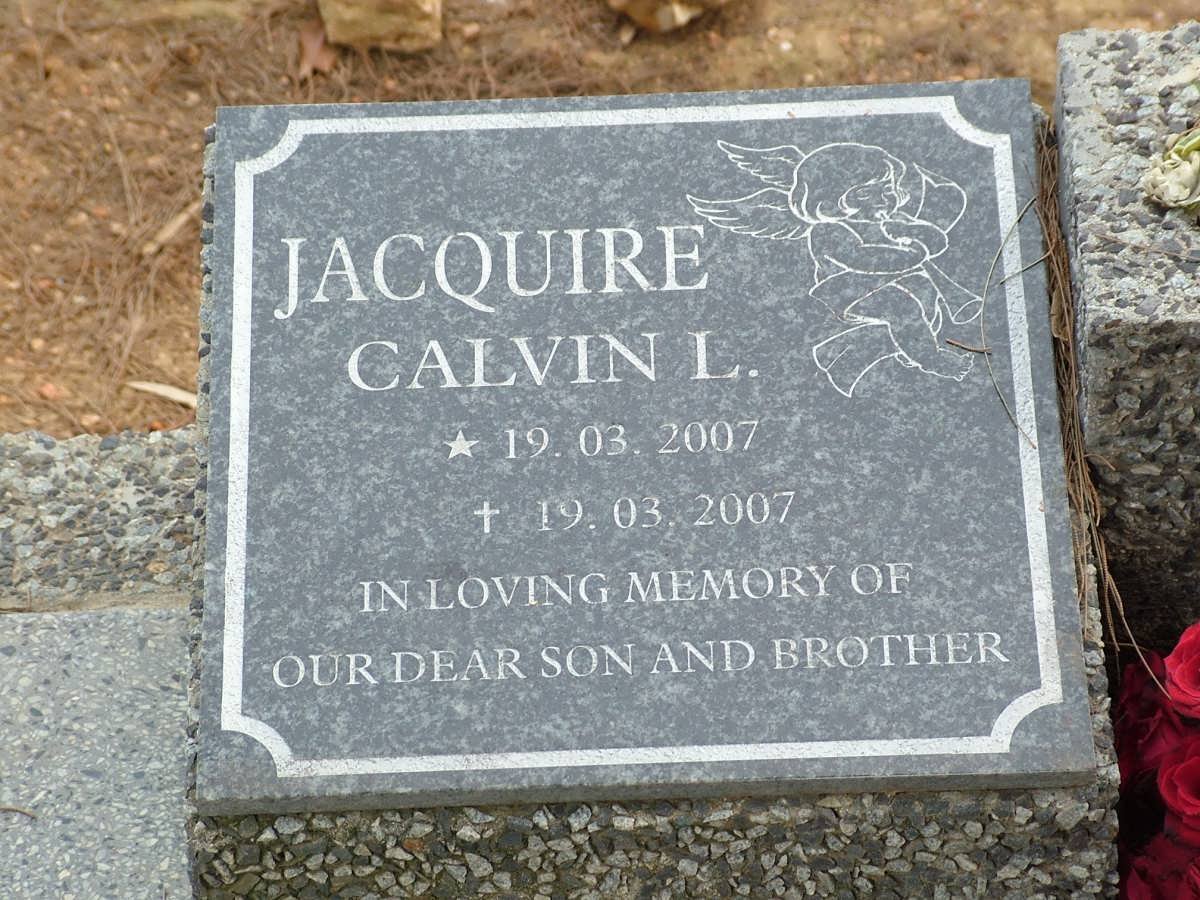 JACQUIRE Calvin L. 2007-2007