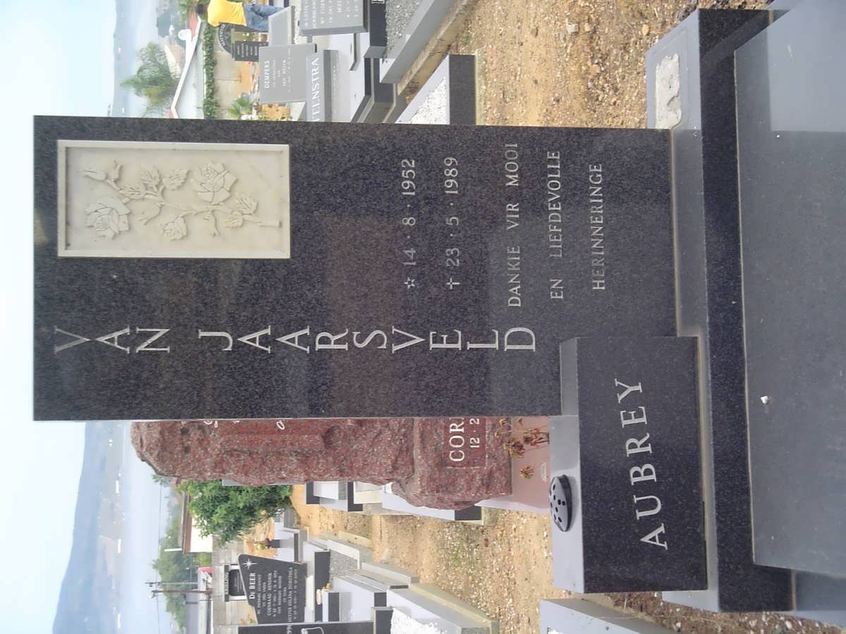 JAARSVELD Aubrey, van 1952-1989