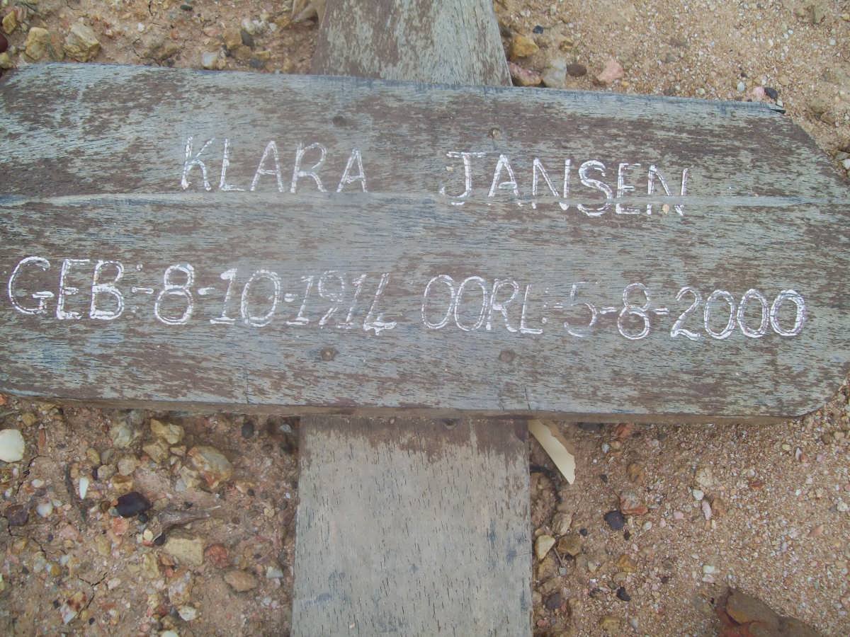 JANSEN Klara 1914-2000