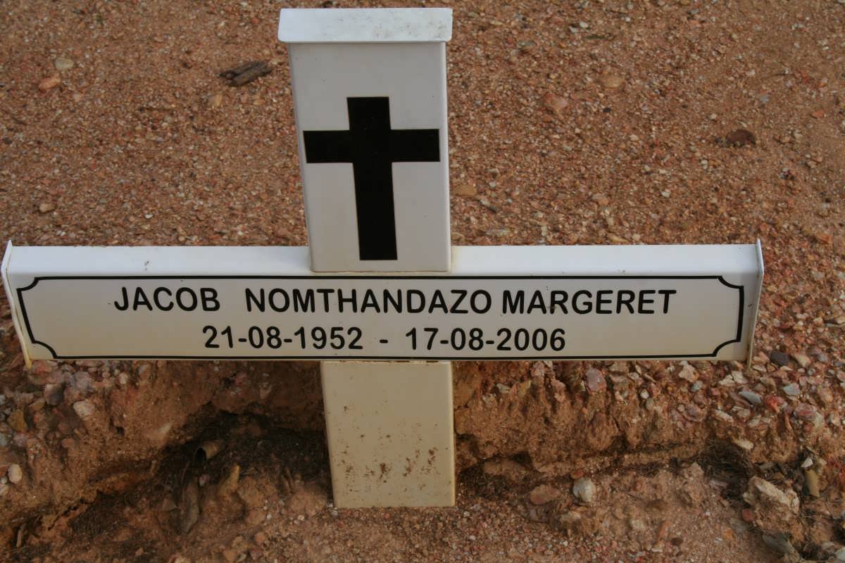 JACOB Nomthandazo Margeret 1952-2006
