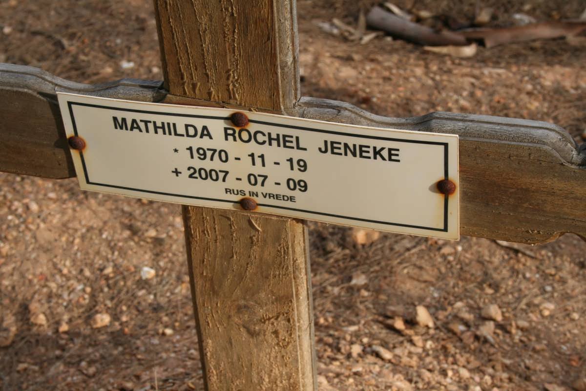 JENEKE Mathilda Rochel 1970-2007