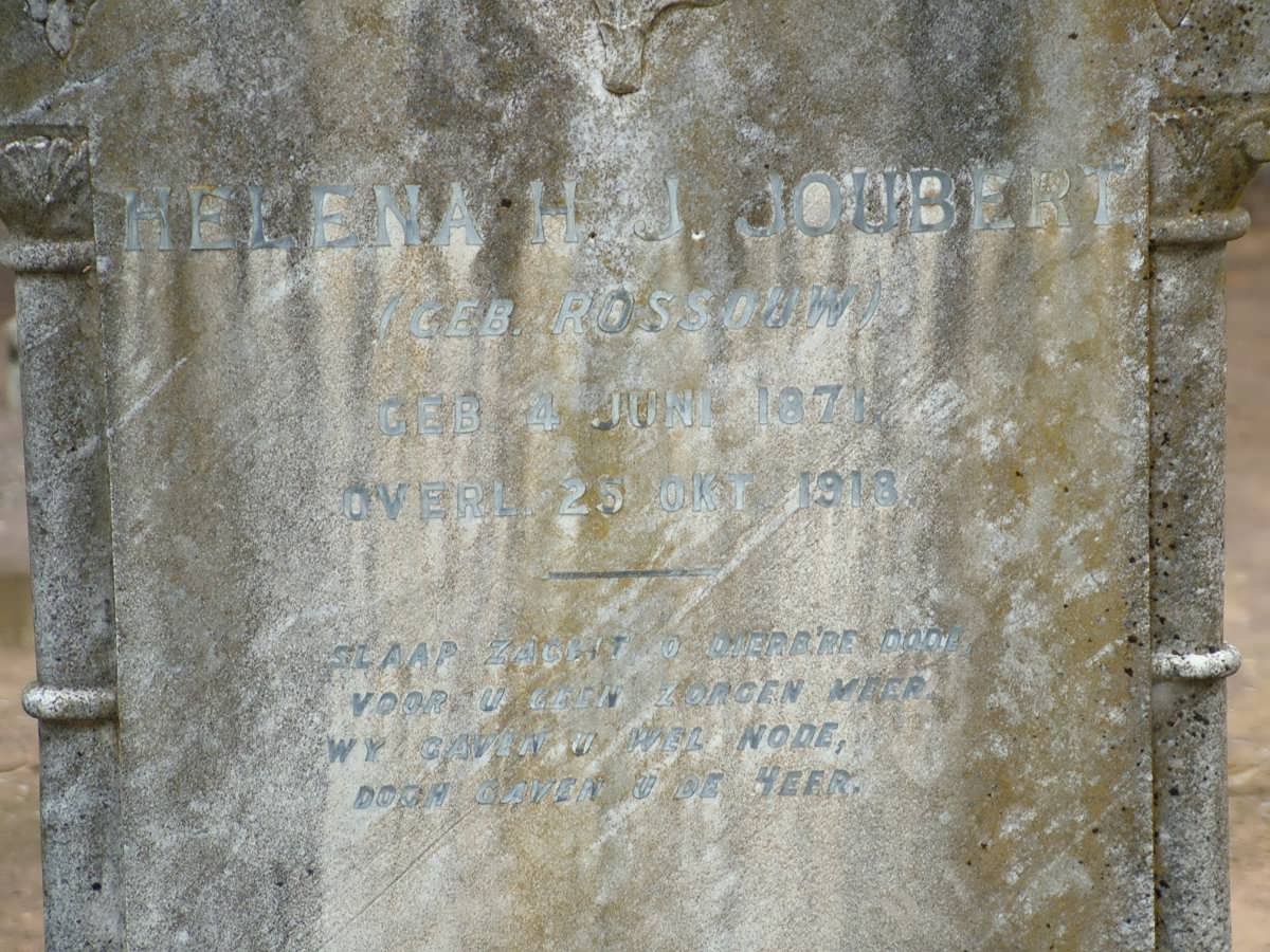 JOUBERT Helena H.J. 1871-1918