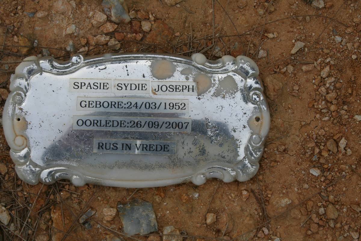 JOSEPH Spasie Sydie 1952-2007