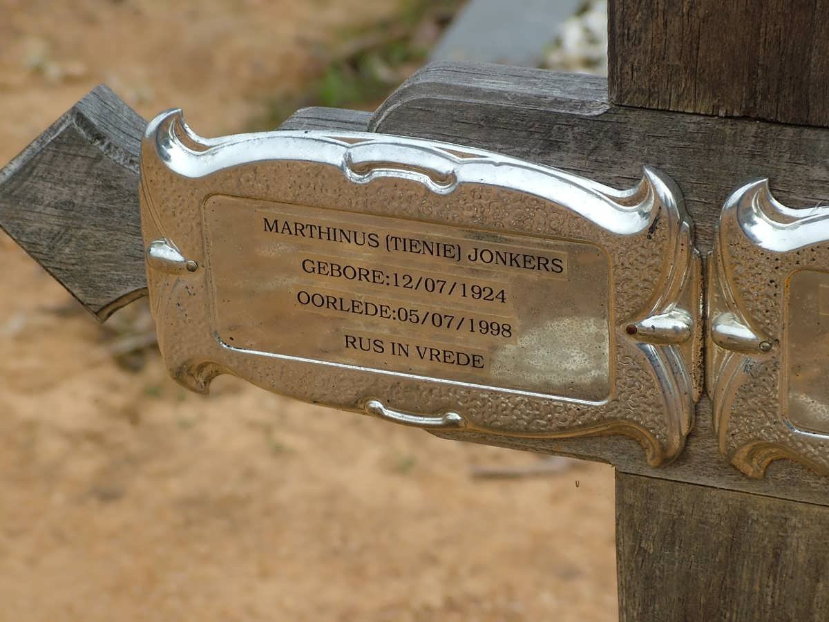 JONKERS Marthinus 1924-1998
