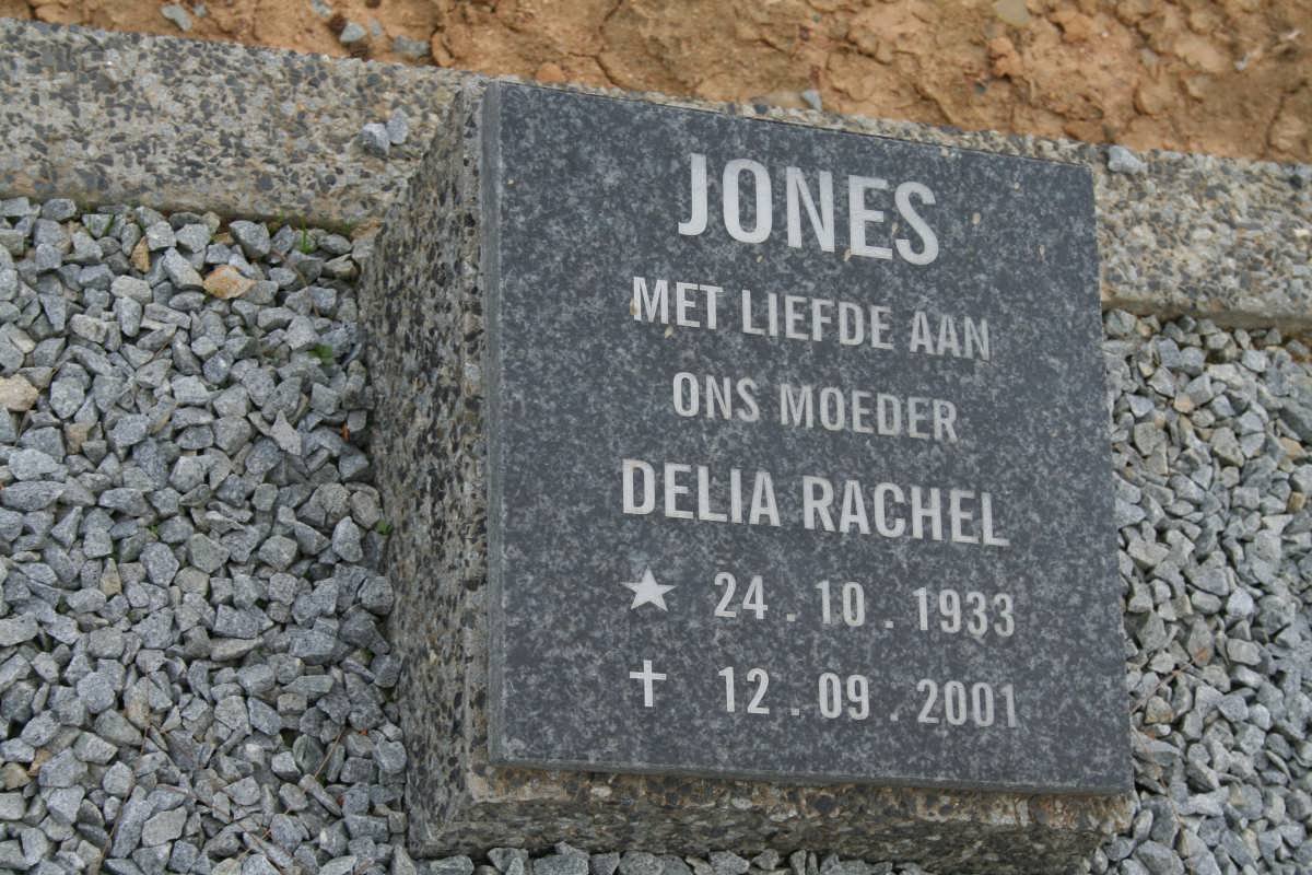 JONES Delia Rachel 1933-2001