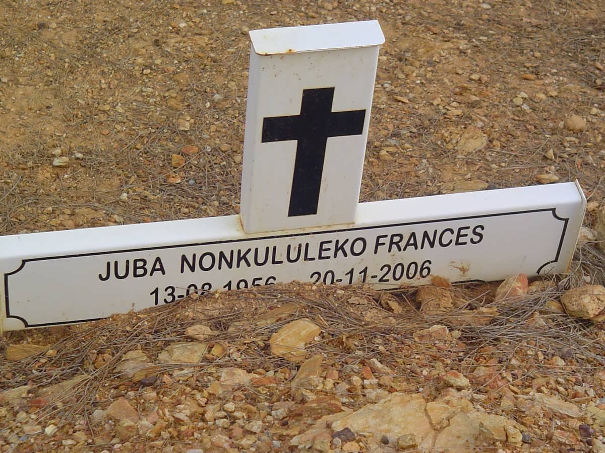 JUBA Nonkululeko Frances 1956-2006
