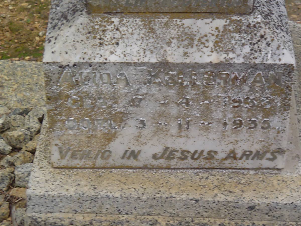 KELLERMAN Alida 193?-1935