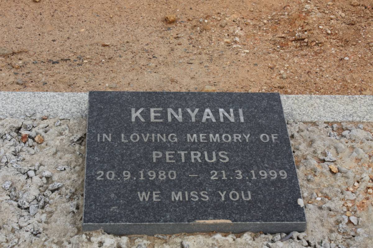 KENYANI Petrus 1980-1999