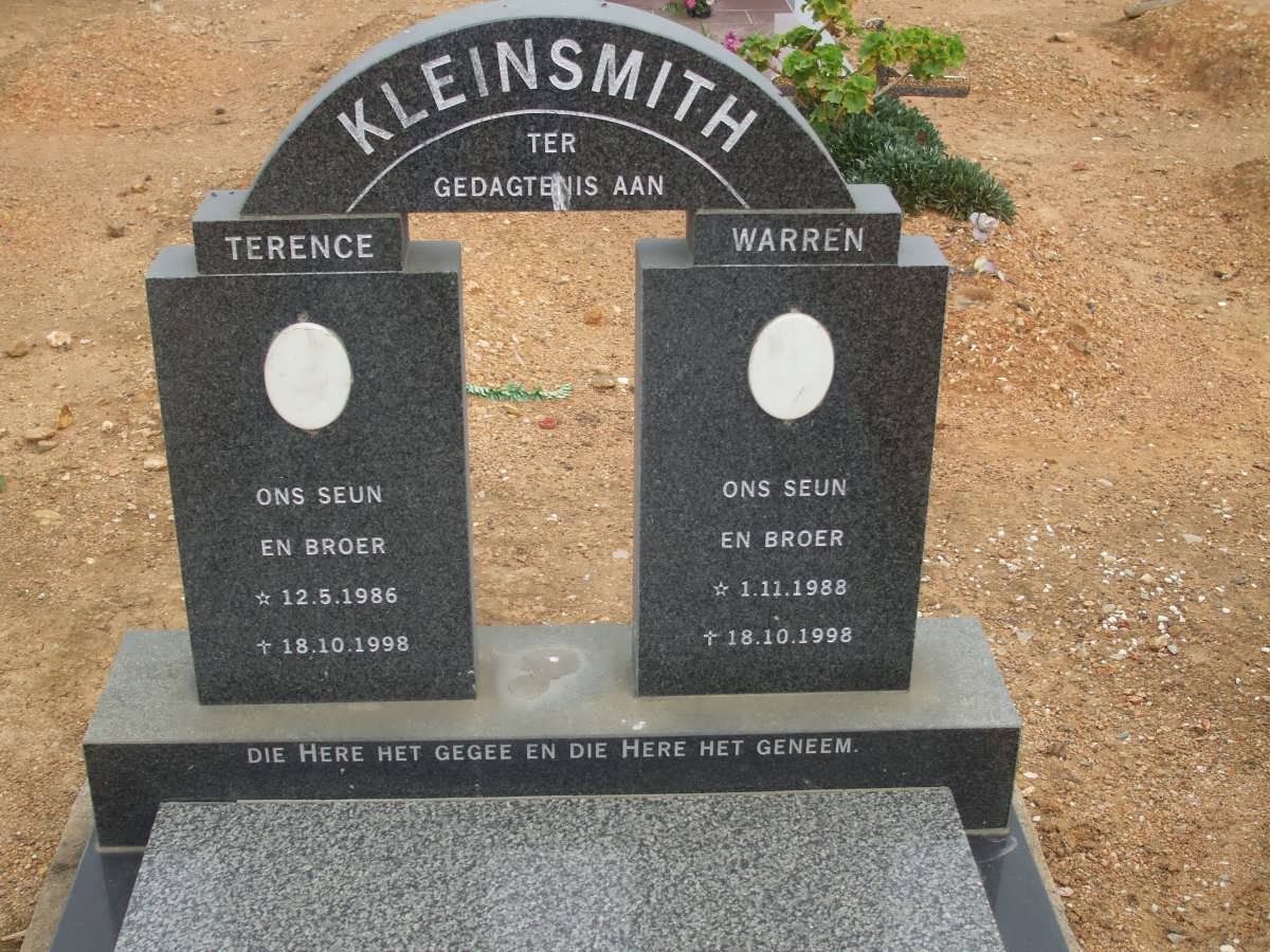 KLEINSMITH Terence 1986-1998 :: KLEINSMITH Warren 1988-1998