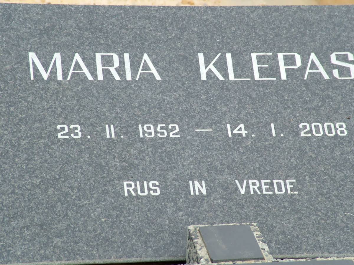 KLEPAS Maria 1952-2008