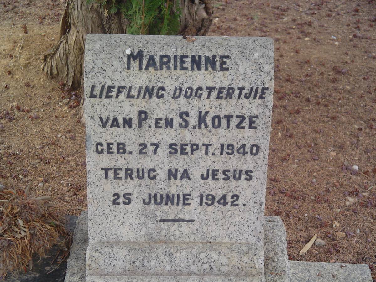 KOTZE Marienne 1940-1942