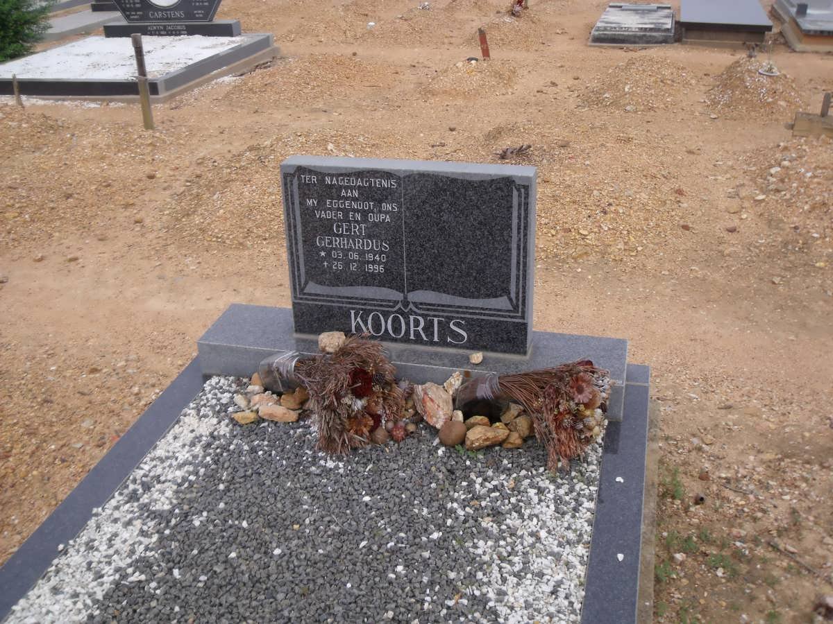 KOORTS Gert Gerhardus 1940-1996