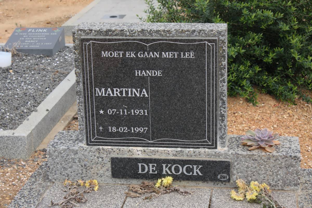 KOCK Martina, de 1931-1997