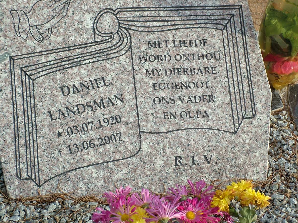 LANDSMAN Daniel 1920-2007
