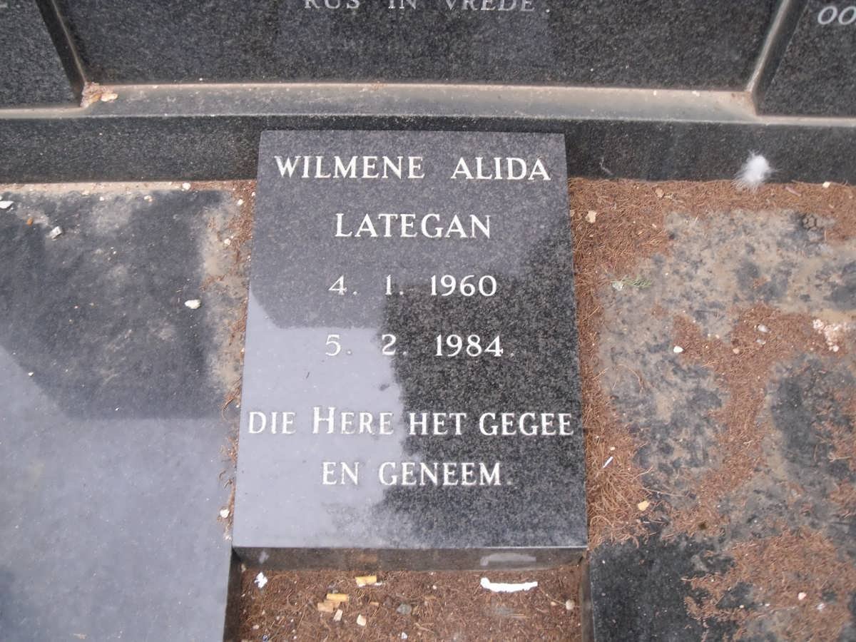 LATEGAN Wilmene Alida 1960-1984
