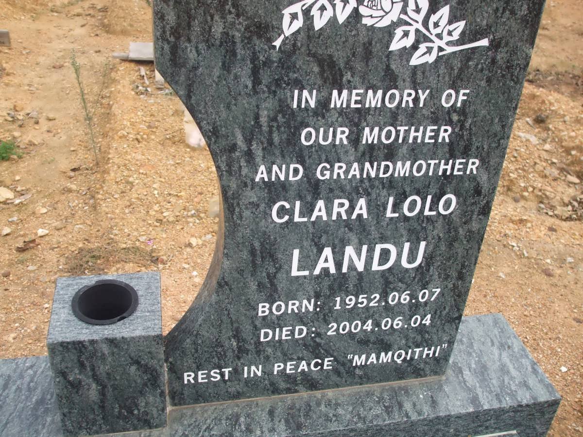 LANDU Clara Lolo 1952-2004