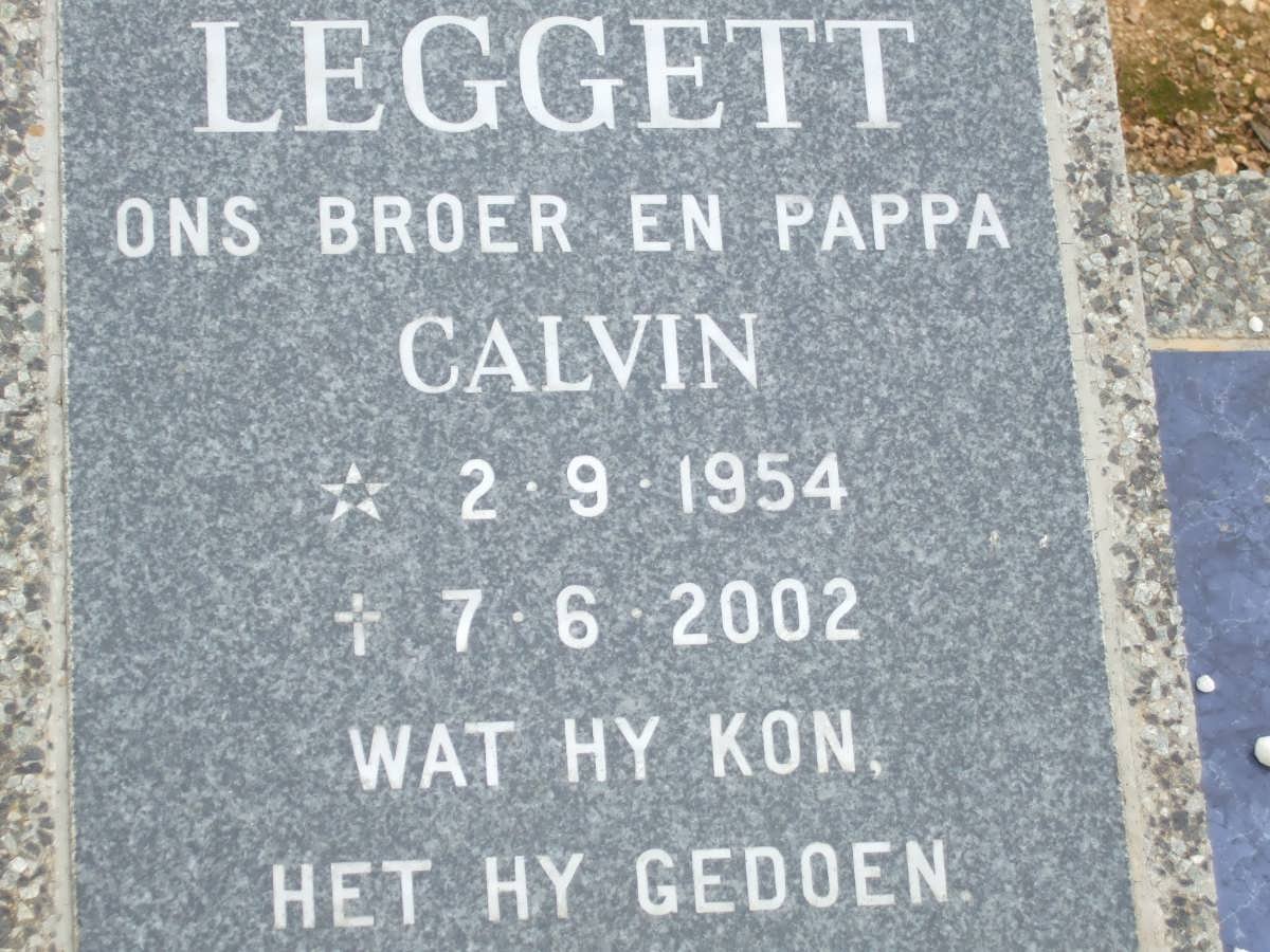 LEGGETT Calvin 1954-2002