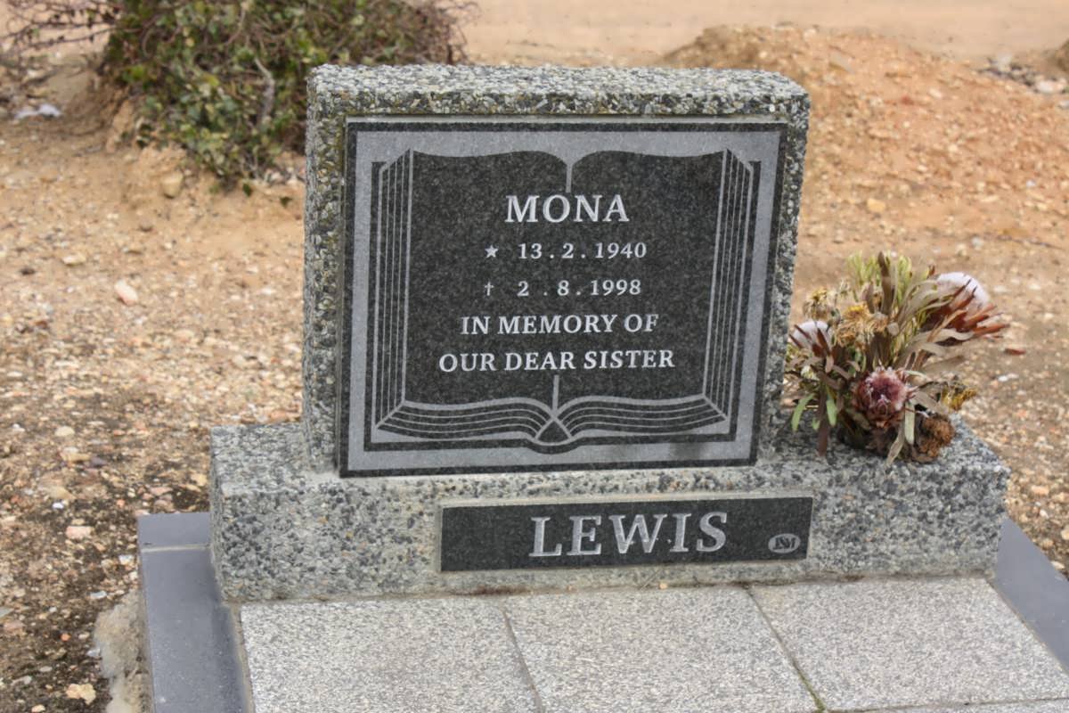 LEWIS Mona 1940-1998