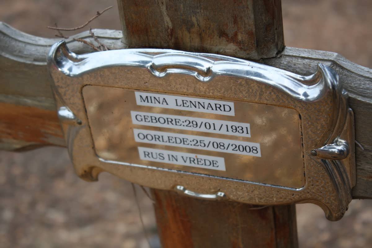LENNARD Mina 1931-2008