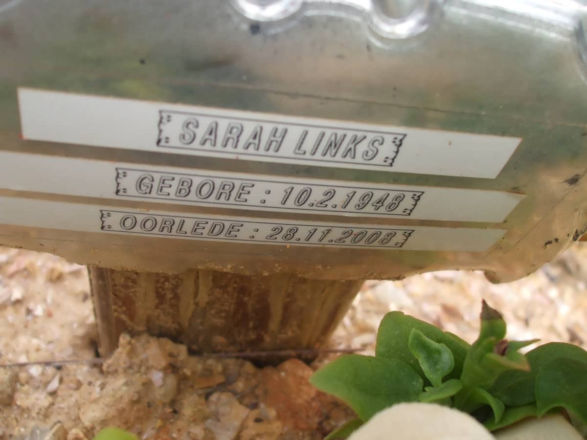 LINKS Sarah 1948-2008