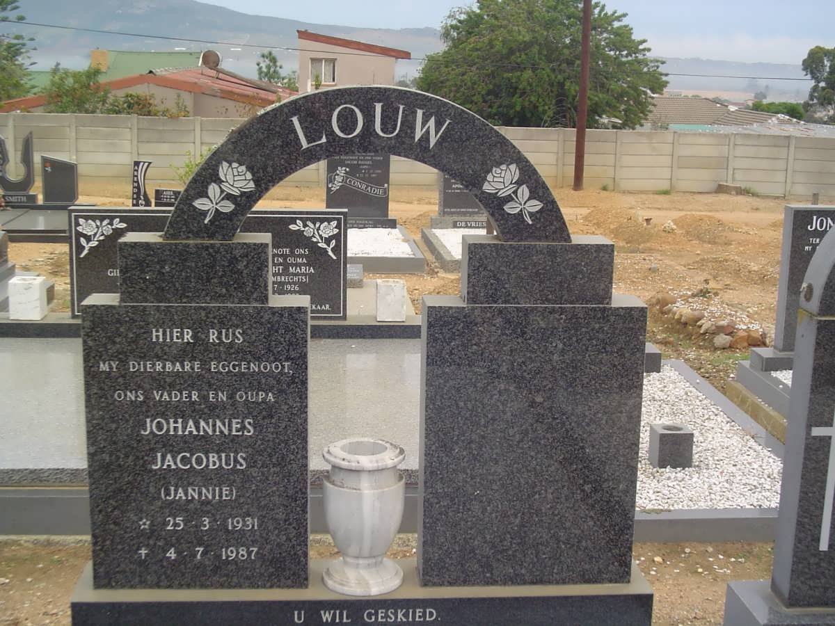 LOUW Johannes Jacobus 1931-1987