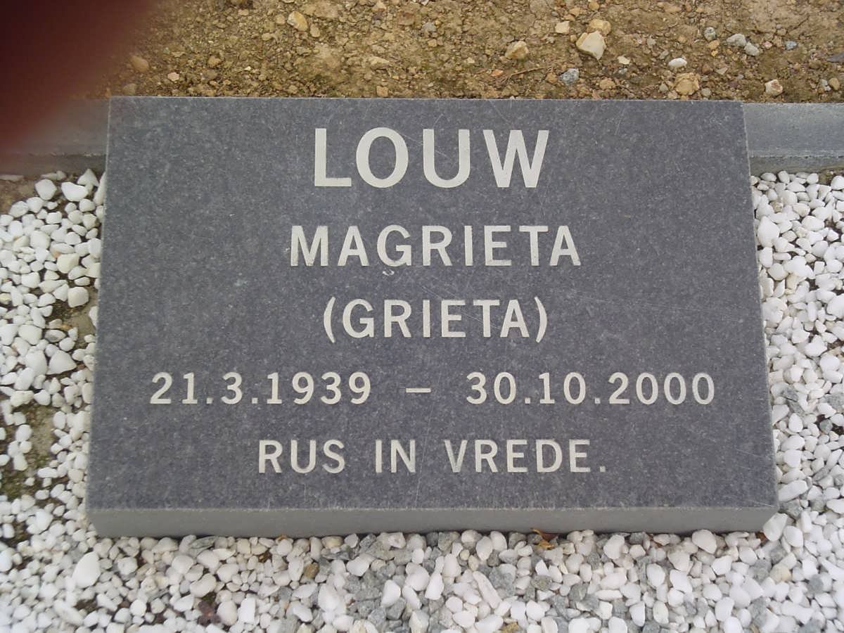 LOUW Magrieta 1939-2000