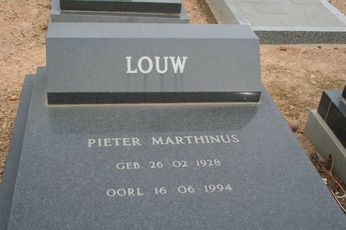 LOUW Pieter Marthinus 1928-1994