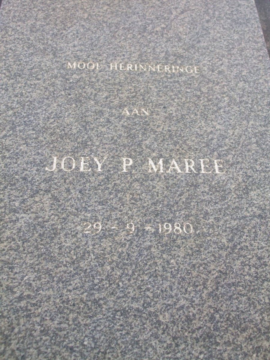MAREE Joey P. -1980
