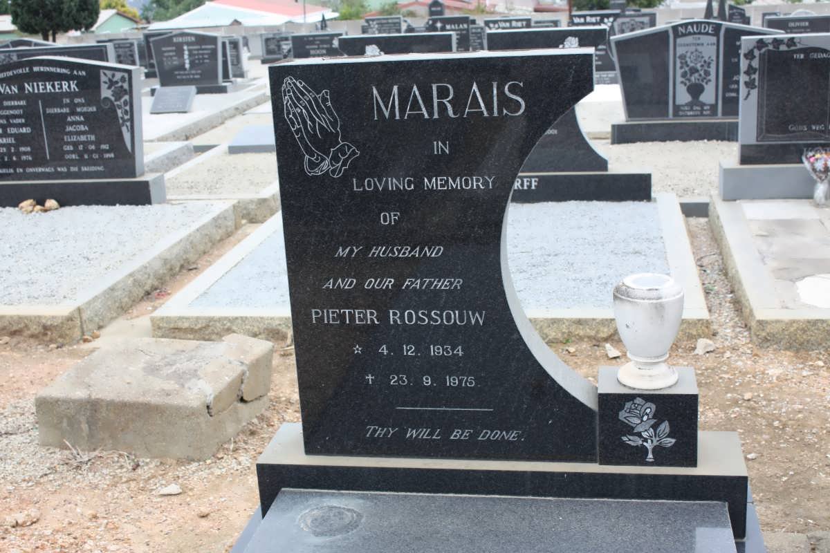 MARAIS Pieter Rossouw 1934-1975