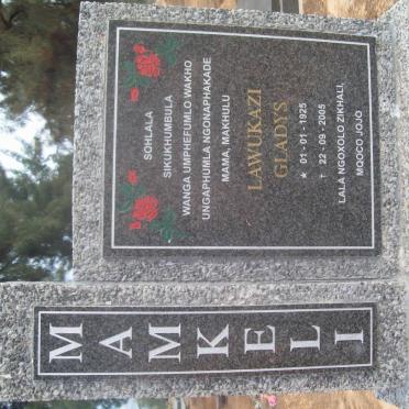 MAMKELI Lawukazi Gladys 1925-2005