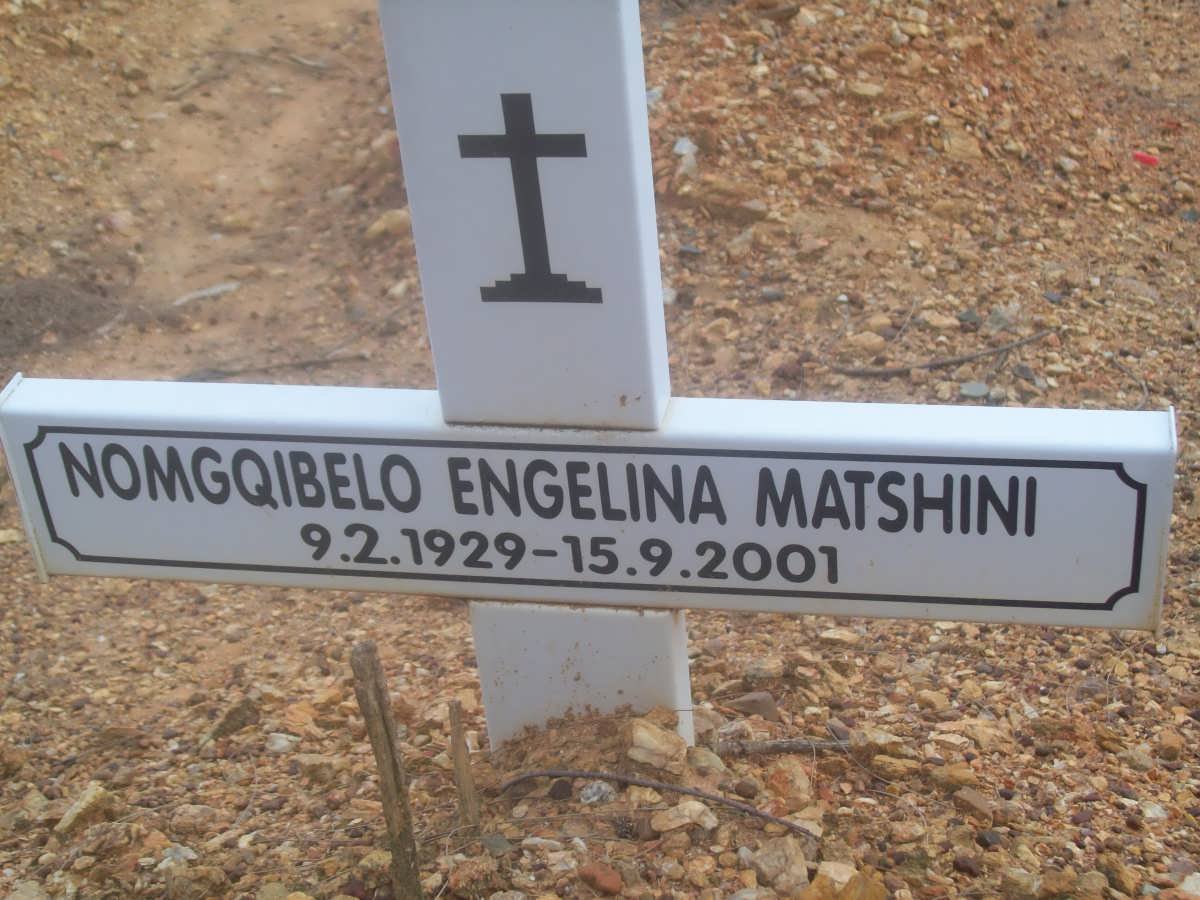 MATSHINI Nomgqibelo Engelina 1929-2001